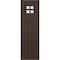 Ekena Millwork True Fit PVC San Antonio Mission Style Fixed Mount Shutters, Raisin Brown, 12W x 44H, PR TFP001ST12X044TB - alternate 11